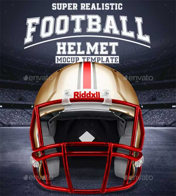 Football Helmet Mockup PSD Templates Free & Premium PSD Mockups